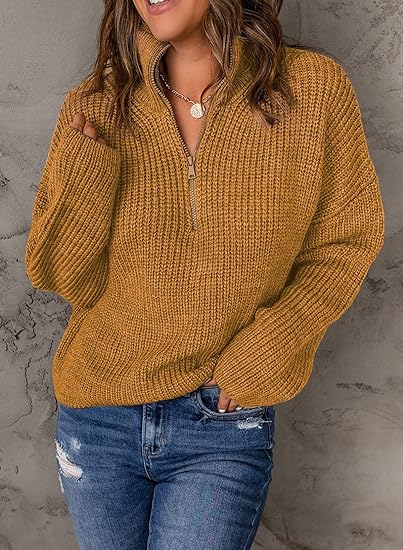 Lina V-Neck Polo Sweater