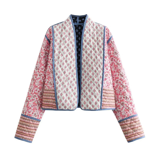 Lena Reversible Boho Windbreaker