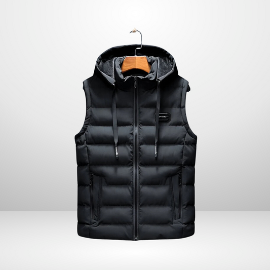 Gevoerde Bodywarmer met Kap