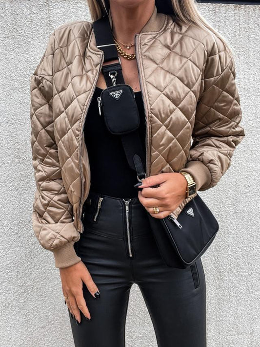 Luna Metallic Puffer Jacket